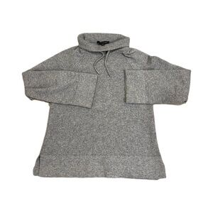 Ann Taylor Women’s XS Sweater Gray Funnel Neck Pullover 70% wool 30% nylon.